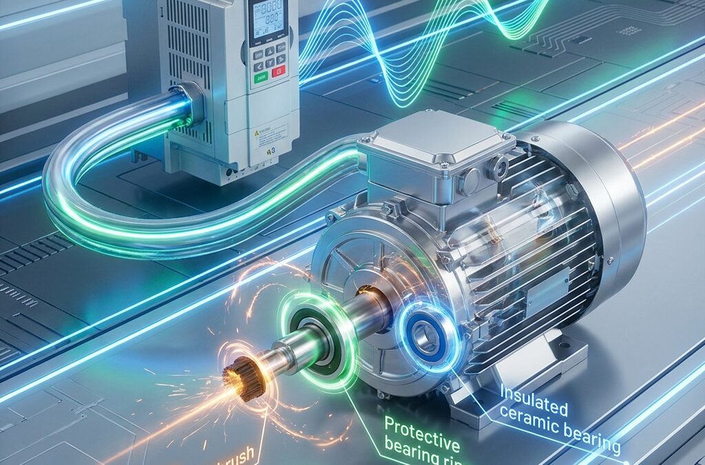 Estratégias Avançadas de Gestão de Energia: Mitigando Correntes de Eixo e Elevando a Eficiência em Motores Industriais