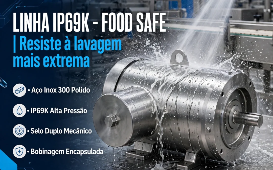 Motores IP69K: Tecnologia ABB para Ambientes Industriais Exigentes e Sustentáveis